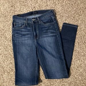 High rise skinny jeans